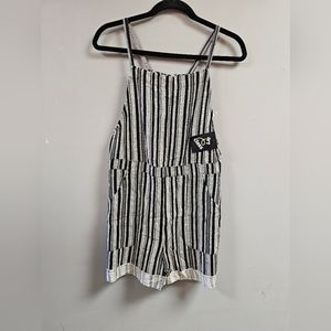 Girls' Woven Shortalls Romper